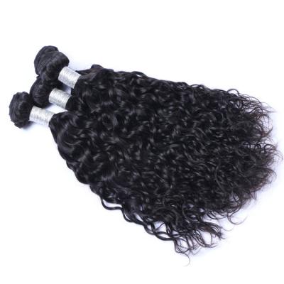 Chine 100% vierge non traitée, cheveux bruts cambodgiens, boucles d'eau sur mesure à vendre