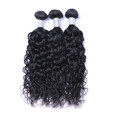 China 12inch-26inch Water Wave Cambodian Curly Bundles Double Weft Hair Extensions for sale