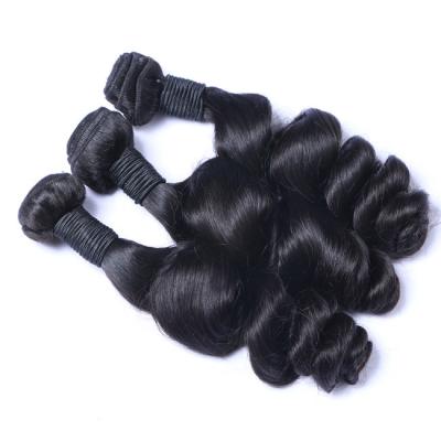 China Single Donor Raw Hair Bundles Loose Wave Peruvian And Brazilian Human Hair for sale