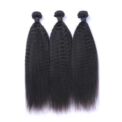 China OEM Malaysian Yaki 26 Inch Raw Hair Bundles Vendors Kinky Straight 12A for sale