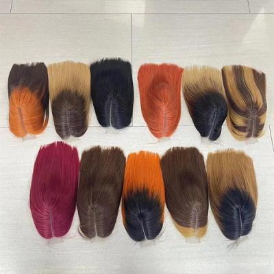 China 12 Inch Highlight Honey Human Hair Lace Wig 2x6 Pre Plucked Ombre Straight Bob 180 Transparent for sale