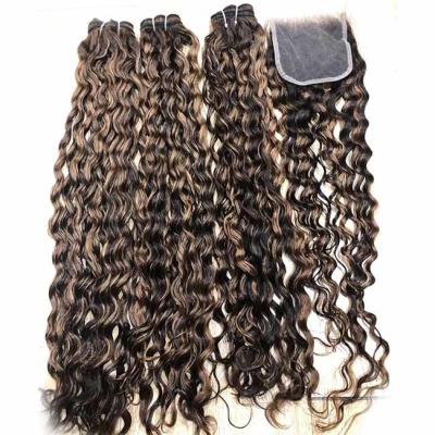 Chine 12A Highlight Funmi Bouncy Curl Extensions de cheveux humains Super Double Tiré Vierge Vierge Viêt-Namiste fournisseur de cheveux à vendre