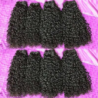 China Full Tip Double Drawn Weave Hair Extensions Pixie Wig Magic Curl Custom for sale