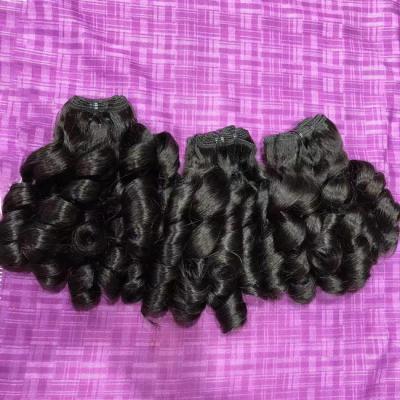 China ODM Brasileiro Funmi Cabelo Humano Duplo Remy Flexi Pissy Curly Hair Extensions à venda