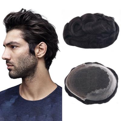 Chine Neobeauty Mens Toupee Cheveux humains longue perruque Q6 Base Prothèse de remplacement 6x8 à vendre