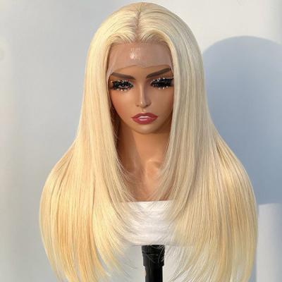 China 100% Virgin 613 Blonde Wig 13X6 13x4 HD Full Lace Frontal for sale