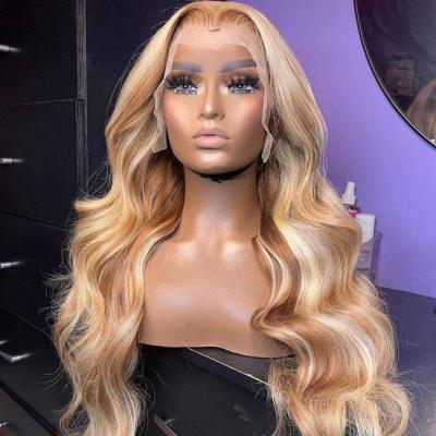 Chine Le miel 613 blond la perruque 13x4 Hd dentelle avant cheveux vierges 180% densité à vendre