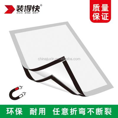 China Home Ministry Hotel Shop Wall Advertising Poster Label Sign Display Holder Magnetic Frame for sale