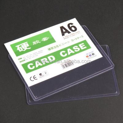 China PVC Made In China A4 Hard PVC Document Business Card Case for sale