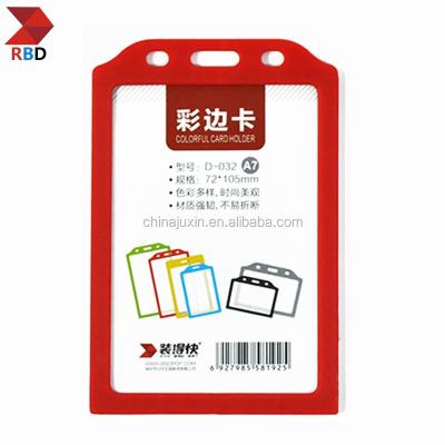 China D032 id card holder wholesale RBD A7 ID badge holder new products in china market for sale