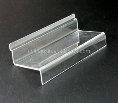 China Odouless and Glossiness Acrylic Slatwall Shoe Display Stand for sale