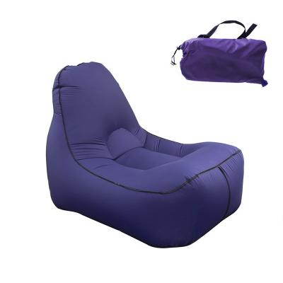 China For Camping Party Outdoor Lazy Solid Color Air Sofa Inflatable Portable Chair Travel Outdoor Personality 2021 New for sale