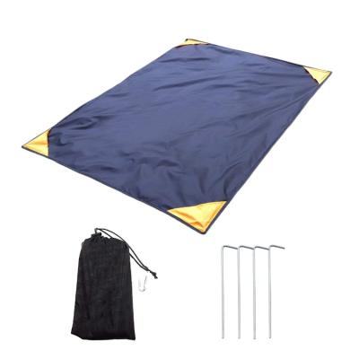 China 2021 Fashion Styles New Style Colorful Pocket Anti-Pilling Beach Foldable Blanket For for sale