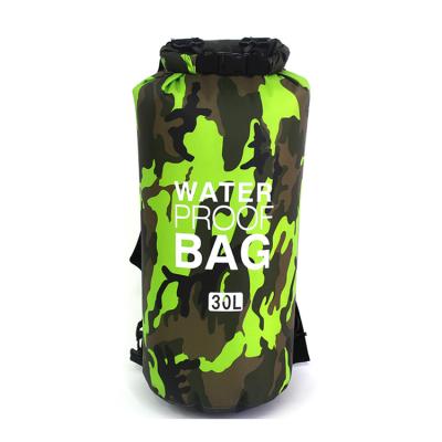 China Water Proof Camouflage Colors Waterproof Ocean Pack Bags Camping Dry Bag For River Trekking for sale