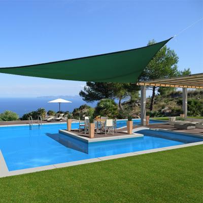 China New Arrival Waterproof Outdoor Product 5*5*5M Triangle Sun Shade Sail UV Resistant Shade for sale