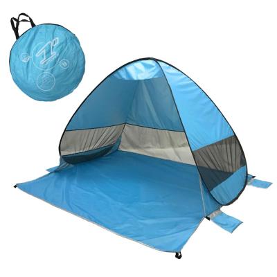 China Extended type 2021 high quality practical summer beach outdoor market glamping with walls pop up tent for sale