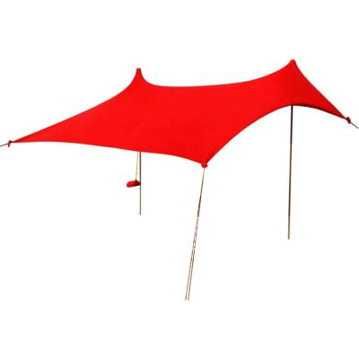 China Portable Umbrella Portable Beach Shelter Lycra Fabric Quality Changing Tent for sale