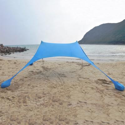 China Collapsible Portable Sun Shelter Shade Tent Beach Canopy Camping Sunshade Tent Cover Light Weight for sale