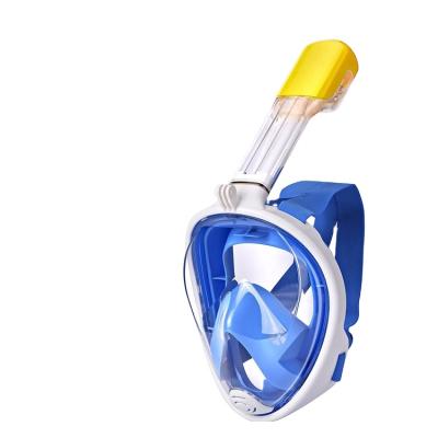 China Comfortable Feel Snorkel Mask Full Face Face Mask Set Anti Fog Scuba Diving Swimming Dry Snorkeling Mask Made in China for sale