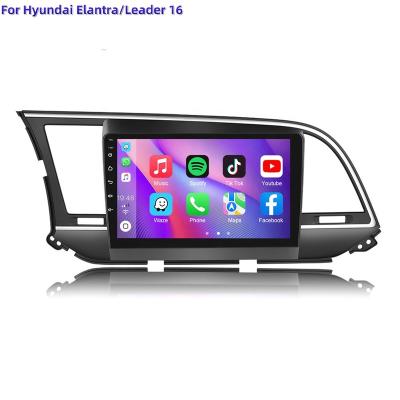 China 9 Inch Android 11 Car Radio MP5 DVD Player GPS Navigation Multimedia Stereo VCR For Hyundai Elantra Leader 2016 for sale