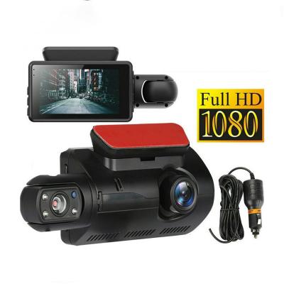 China HD1080P Video Recording 2 Lens Black Box 3.0inch IPS Car Dash Cam Car VCR Camera Recorder Night Vision G-sensor Loop Recording DVR for sale