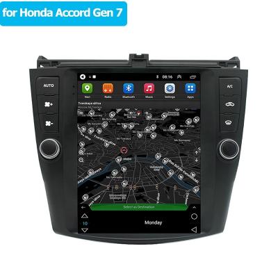 China GPS Navigation Vertical Car Radio MP5 Player Android 9.7 Inch Screen Multimedia Player For Honda Accord 2004 7th 2005 2006 2007 for sale