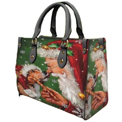 China PORTABLE Santa Claus Designs Leather Handbag Fashion Women Handbags Small Luxury Female Cross Body Bags Woman's Totes Casual Bolsa Femme for sale