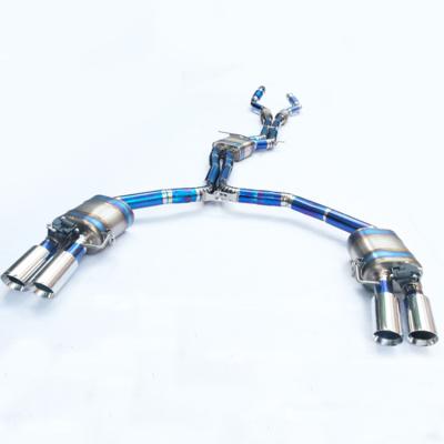 China Catback Stainless Steel Alloy 304 / Titanium BATEC Performance Exhaust Stainless And Titanium For Audi S7 for sale