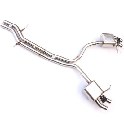 China High Quality Racing Stainless Steel Catback Valve Exhaust For Porsche Macan Exhaust Tips 2.0T 3.0T 3.6 for sale