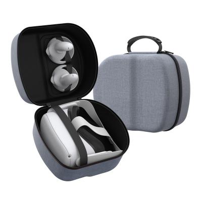 China Custom EVA Hard Shell VR Logo Travel Carrying Case Headset Storage Box for Oculus Search 2 QG01 for sale