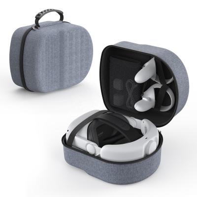 China Custom EVA Hard Shell VR Logo Travel Carrying Case Headset Storage Box for Oculus Search 2 QP03 for sale