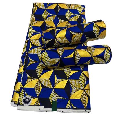 China OEM/ODM Ankara Anti-Static Fabric African Wax Print Hollandais Style Polyester Colorful Cotton Fabric for sale