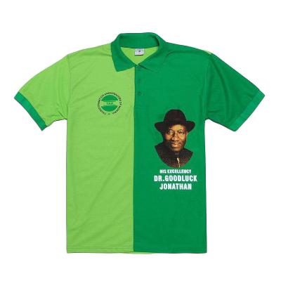 China Anti Shrink African Election Custom Promotional Items Cheap 100% Cotton T-shirt Campaign Apparel for sale