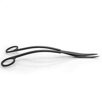 China 24.5cm Sustainable Stainless Steel Aquarium Plants Plant Wave Scissors for sale