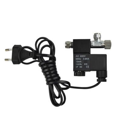 China Viable Aquarium Low Temperature CO2 Regulator Solenoid Valve With Fine Tuning Needle Valve For Plant Tank for sale