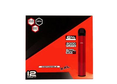 Chine 2000 atomiseurs électroniques 800mAh 6ml de cigarette de dispositif jetable de Vape de souffles à vendre