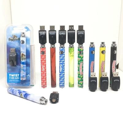 Chine Batterie jetable électronique de la batterie 1100mAh Vape de cigarette de tension variable à vendre