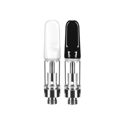 China Flat Ceramic Tip Cartridge 510 Thread Glass Tank Stick Vape Cartridge for sale