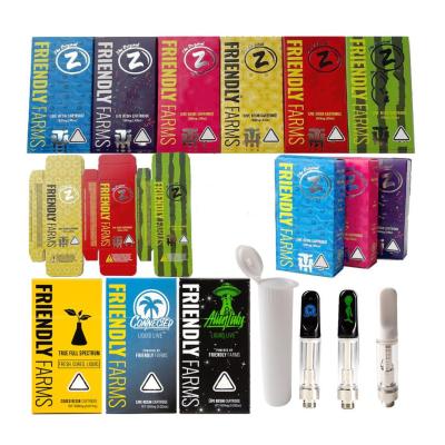 China 0.8/1.0ml Empty E Cigarette Cartridge Ceramic coil Glass Tank Atomizers for sale