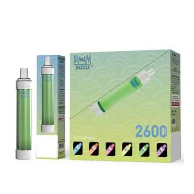 Chine Vaporisateur assaisonné par souffles jetables rechargeables Pen With Led Light de 6ML Vape 2000 à vendre