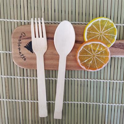 China Disposable Degradable Premium Disposable ECO Wooden Cutlery Biodegradable Utensils Set of Forks Spoons Knives for sale