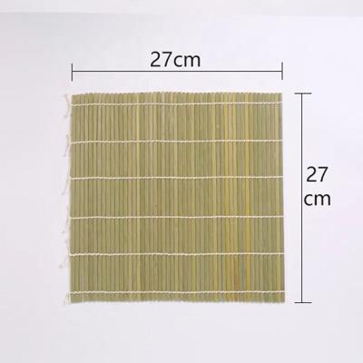 China Sustainable Factory Supply High Quality Low Price Sushi Roll Bamboo Sushi Rolling Mat for sale