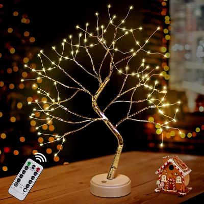 China DIY Bonsai Tree Light LED Desk Tree Lamp USB Table Battery Operated Branches Adjustable Christmas For Home Decor String Light for sale