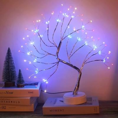 China DIY 108 LED Bonsai Tree Light Table Tree Table Lamp for Home Decor for sale