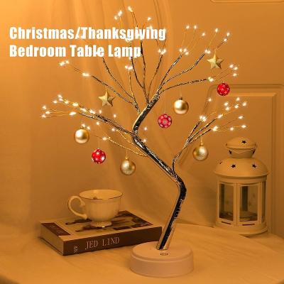 China DIY Bonsai Tree Light LED Desk Tree Lamp USB Table Battery Operated Branches Adjustable Christmas For Home Decor String Light for sale