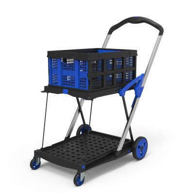 China Rubbermaid Folding Service Trolley Carts Toolbox Trolley Service Shopping Cart for sale