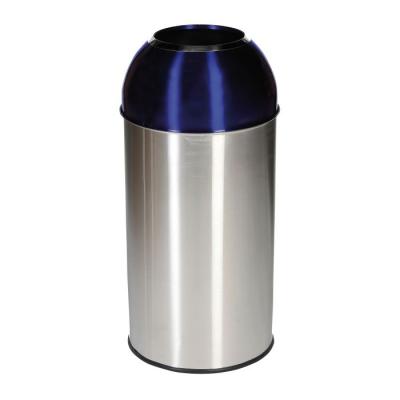 China 40 LITER ELECTRIC FINISHED SUSTAINABLE DOME BIN STAINLESS STEEL Waste Bin for sale