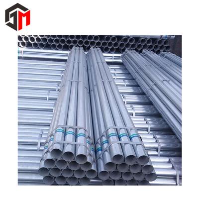 China Q345 Galvanized Bridge Carbon Steel Pipe / Round Welded Tube Manufacturer For Greenhouse for sale