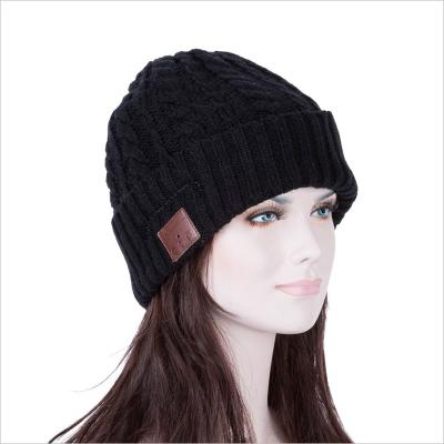 China Gift COMMON Washable Hat Beanie Hat Smart Earphone With Soft Comfortable Music Beanie Hat Soft Warm Hat for sale