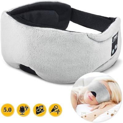 China Headband Wireless Earbuds Stereo Eye Mask With Speaker Good For Sleep for sale